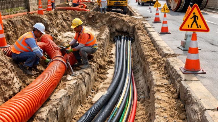 Travaux carrefour de La Poste 🚧