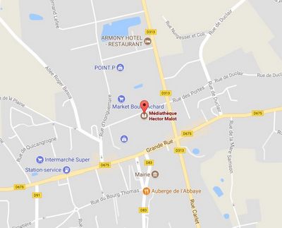 PLan biblothéque Hector Malot